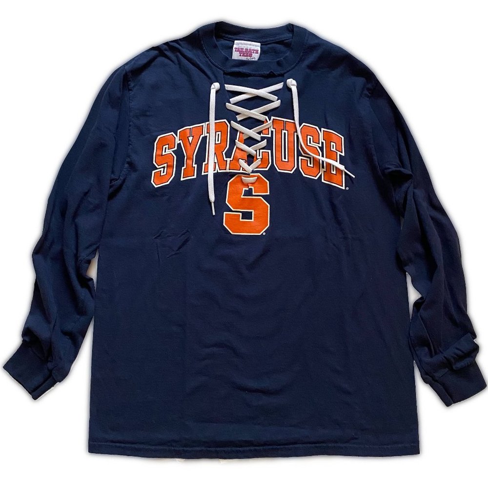 Syracuse University Laced Neck Tee NEW